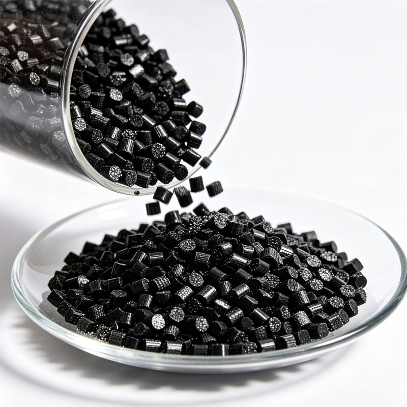 High Wear-Resistant PEEK CF PTFE Graphite Granules High Wear-Resistant PEEK CF PTFE Graphite Granules